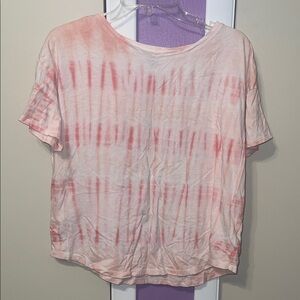 Old Navy Pink Tie-Dye Short Sleeve Tee